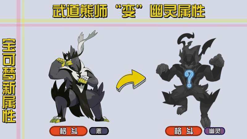 神奇宝贝武道熊师变幽灵属性依旧非常有宗师的气势