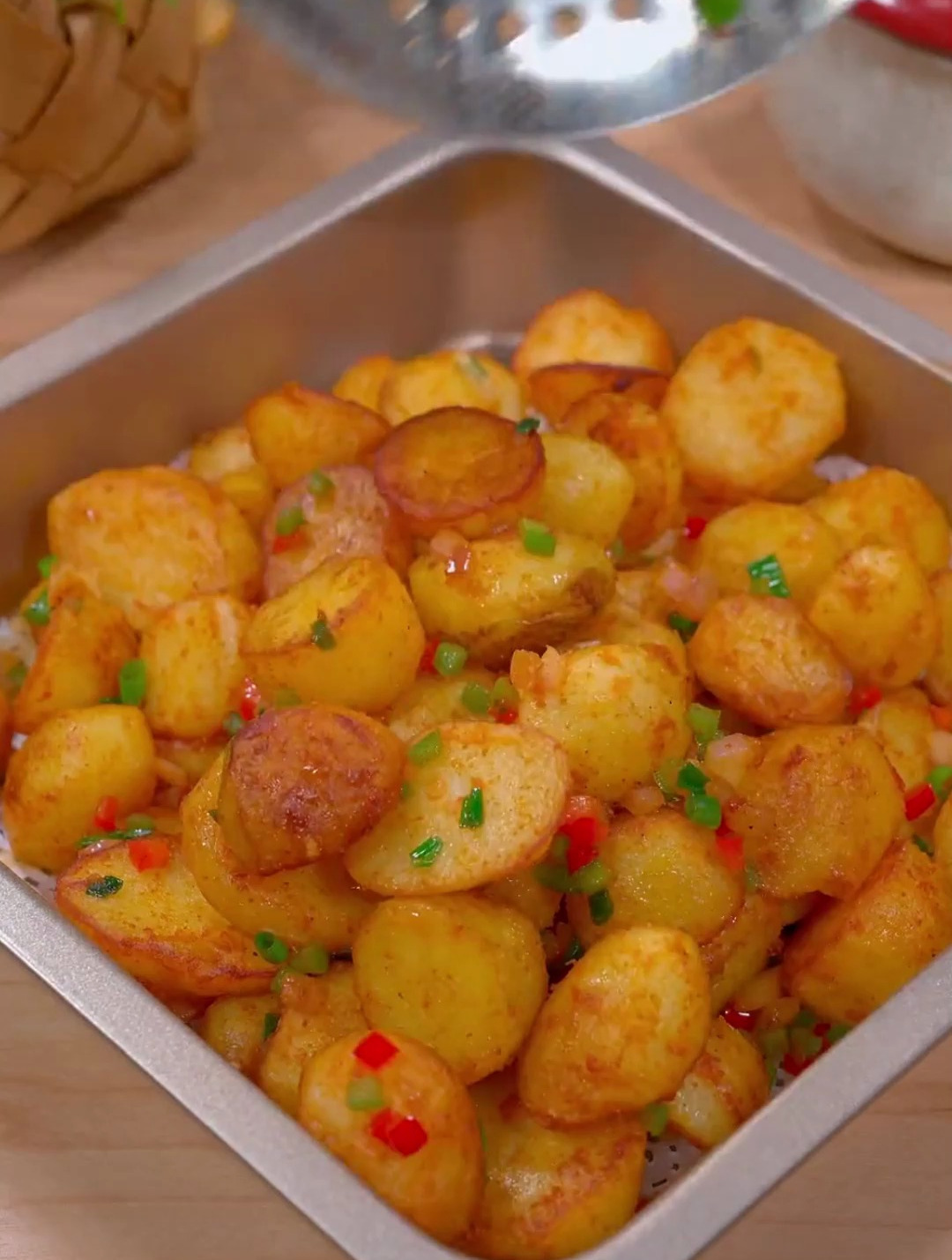 椒盐酥脆的椒盐土豆,大小朋友都爱吃～椒盐土豆 土豆