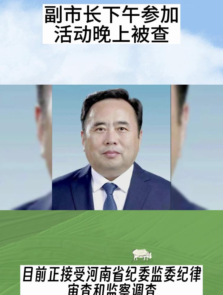 副市长下午参加活动晚上被查