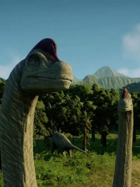 侏罗纪世界进化2两只腕龙社交