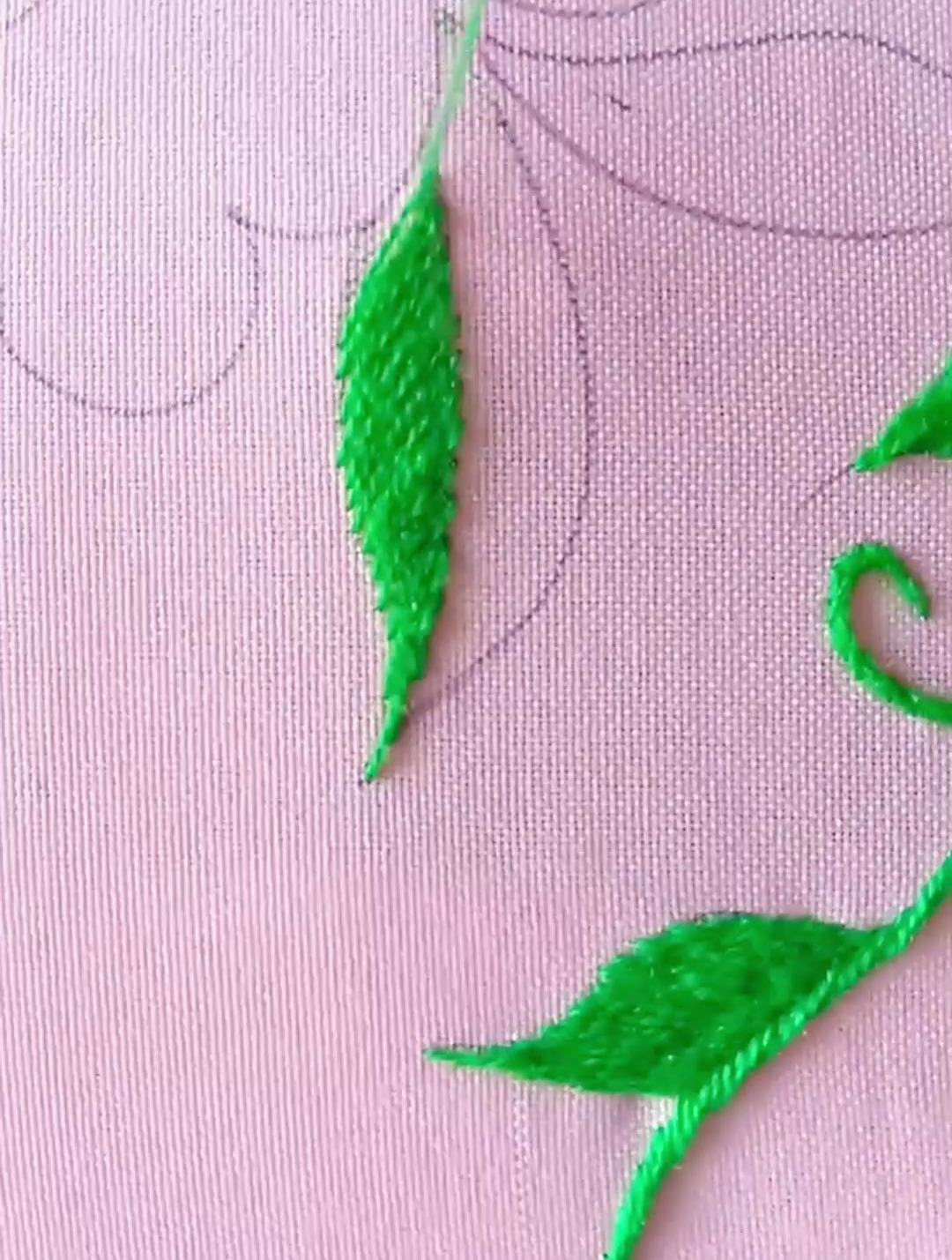 手工针线活,秀出一片叶子