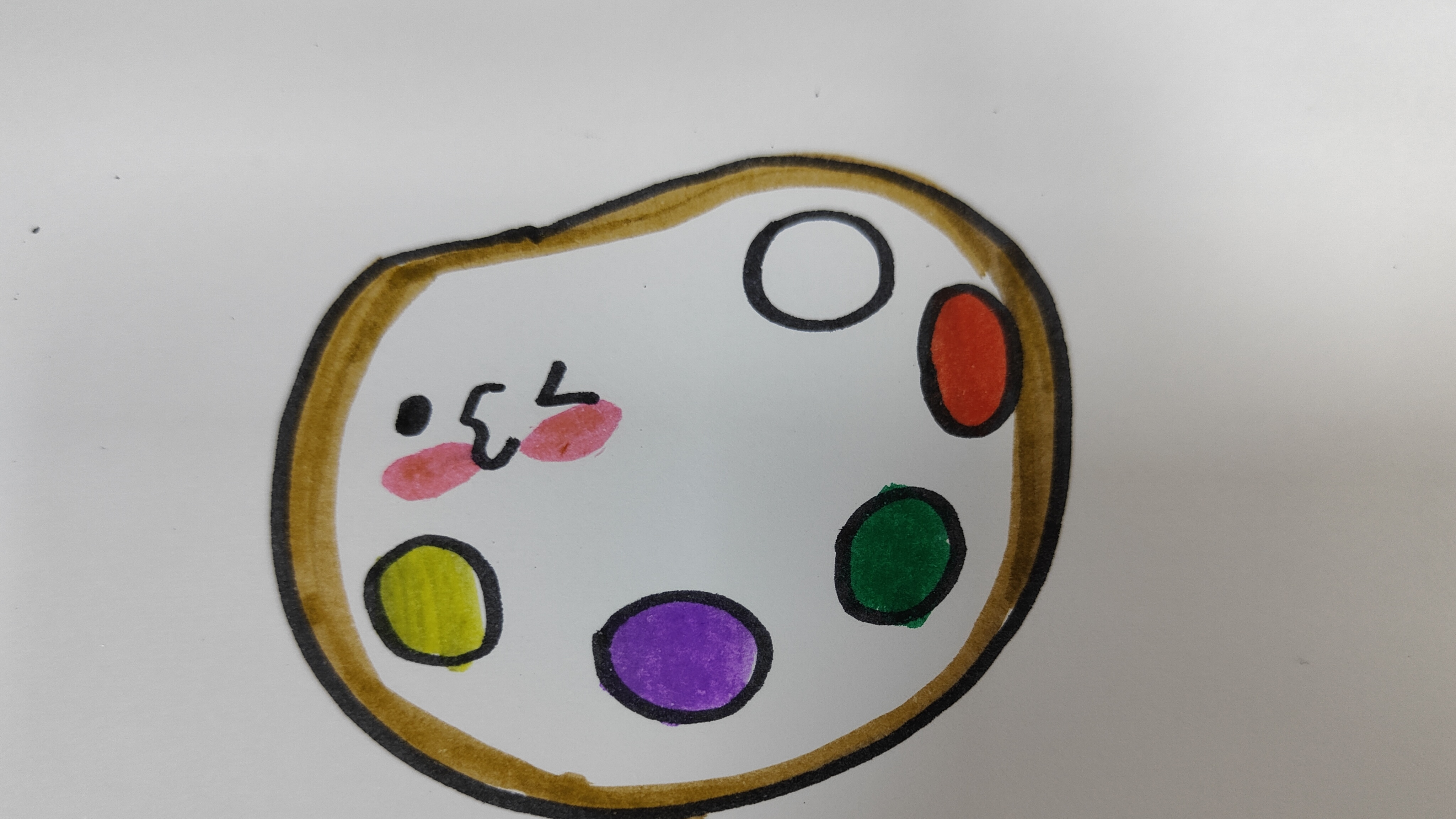 今天教大家完成画板简笔画,大家学会了吗?