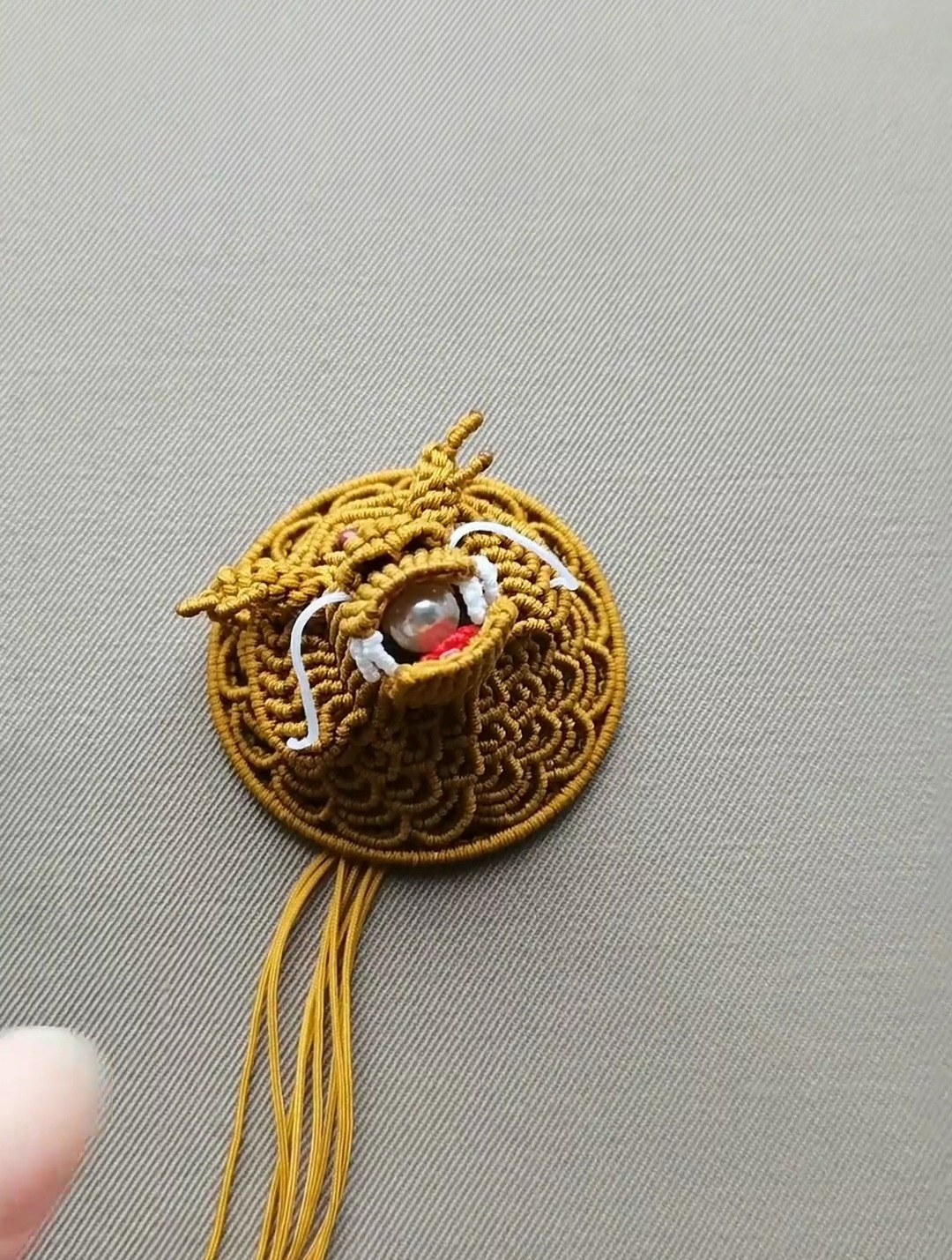 《大威天龙》香囊 纯手工编绳