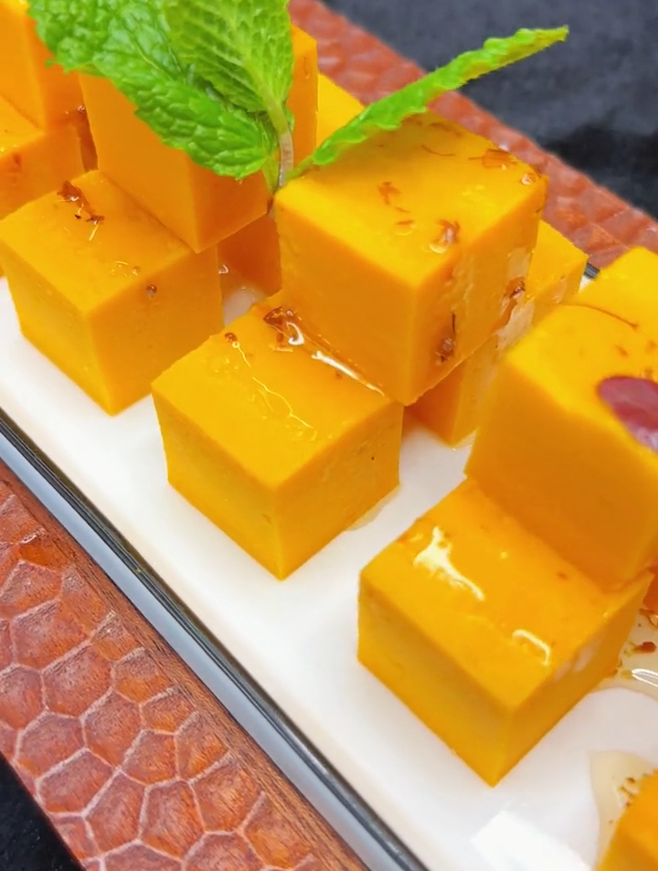 慕斯南瓜,具有南瓜的原气,大人小孩都爱吃