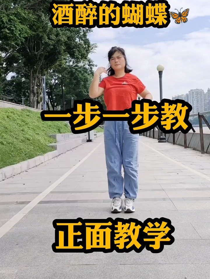 快来跳舞,酒醉的蝴蝶32步慢动作分解-度小视