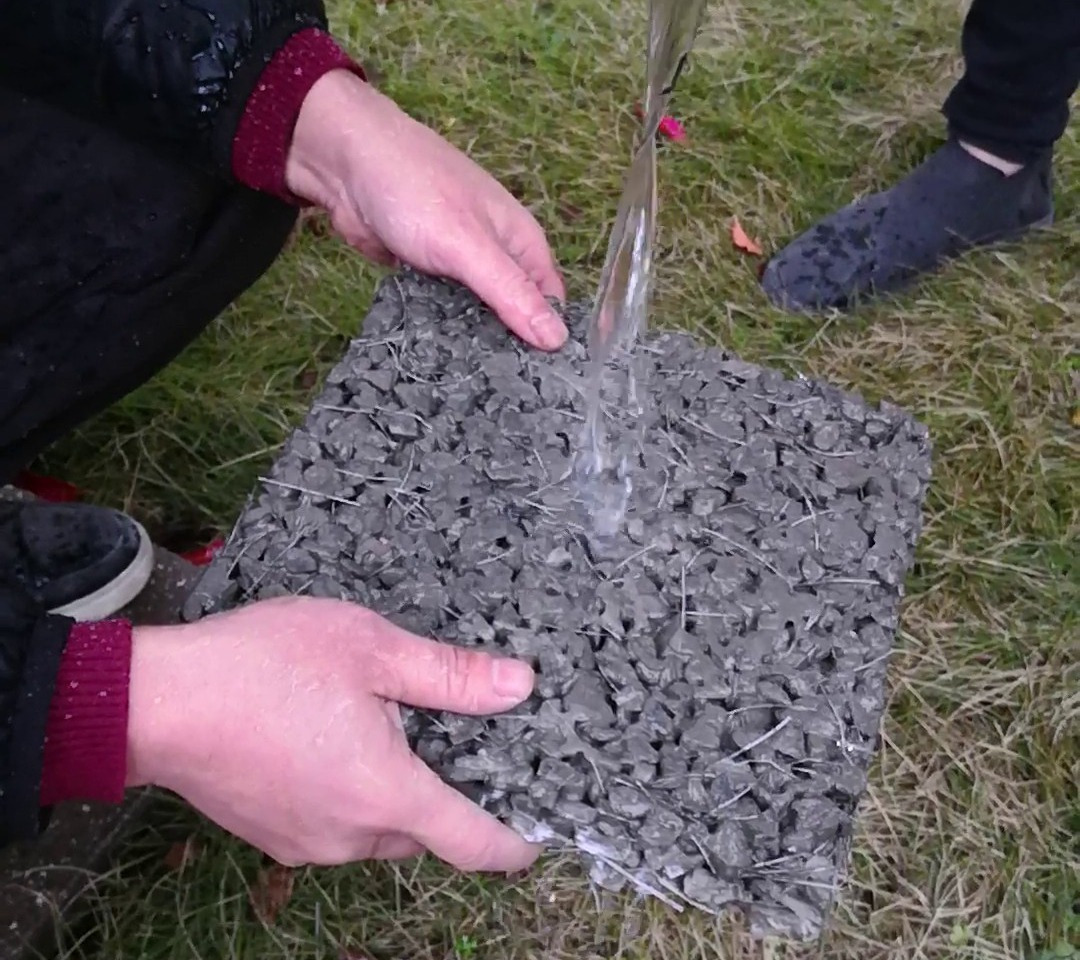 时科纤维增强透水混凝土