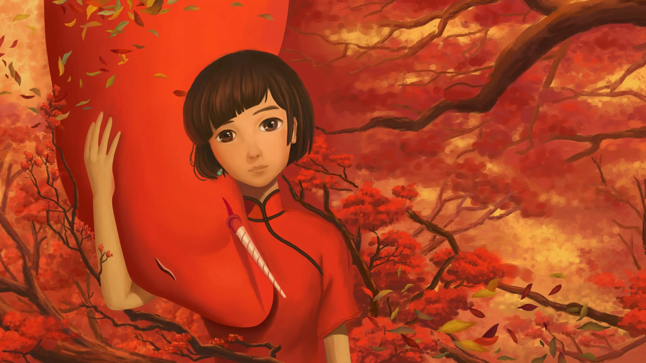 大鱼海棠:楸去椿来,海棠花开,我会化作人间的风雨守护你!