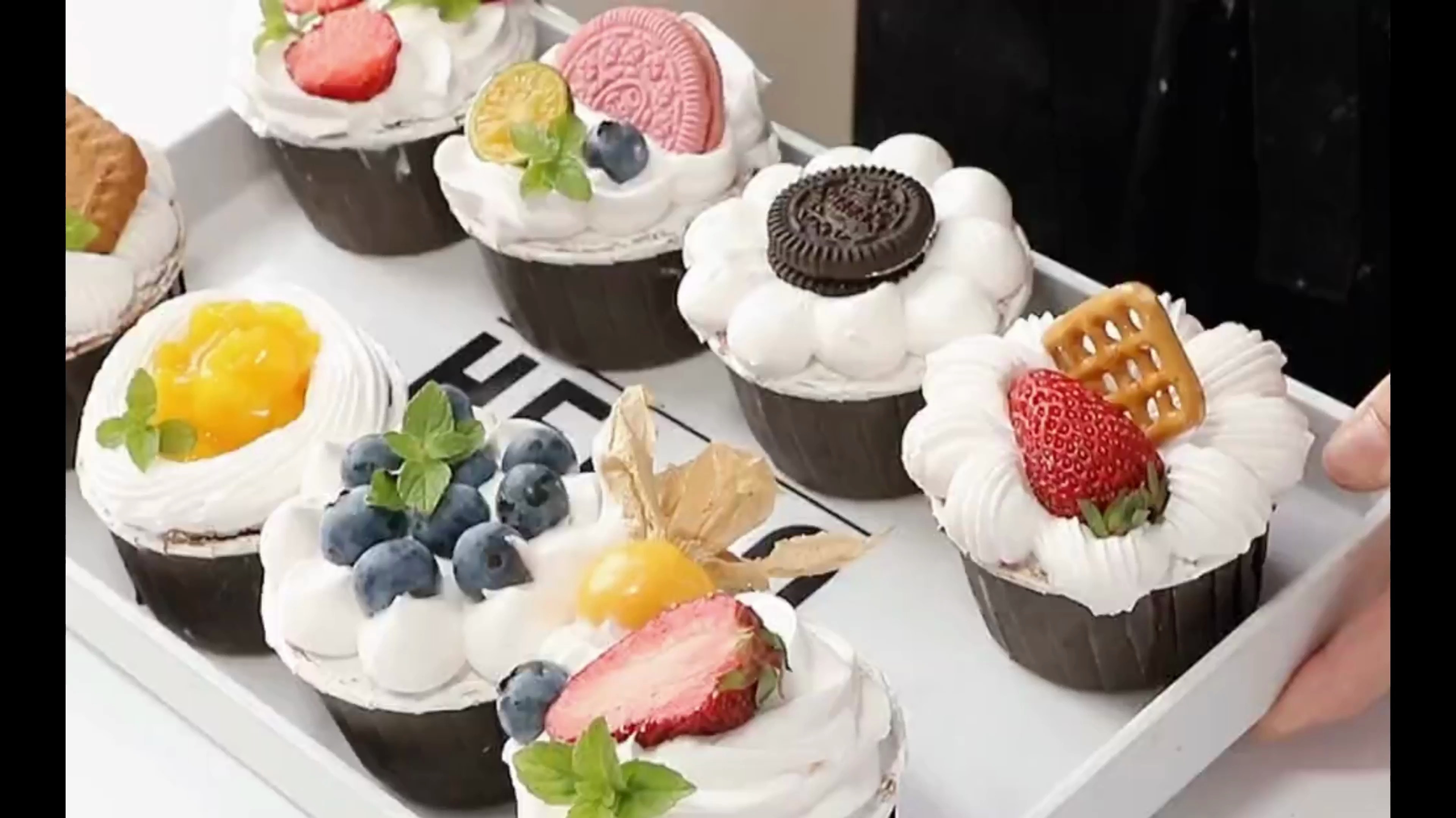 清新简约纸杯蛋糕组合~