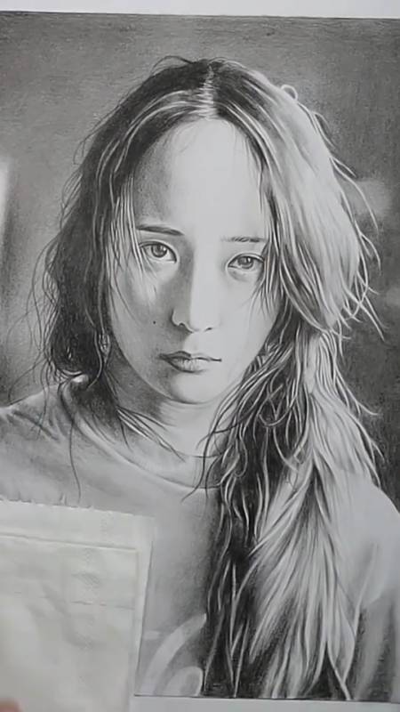 手绘krystal郑秀晶海报,完成版!