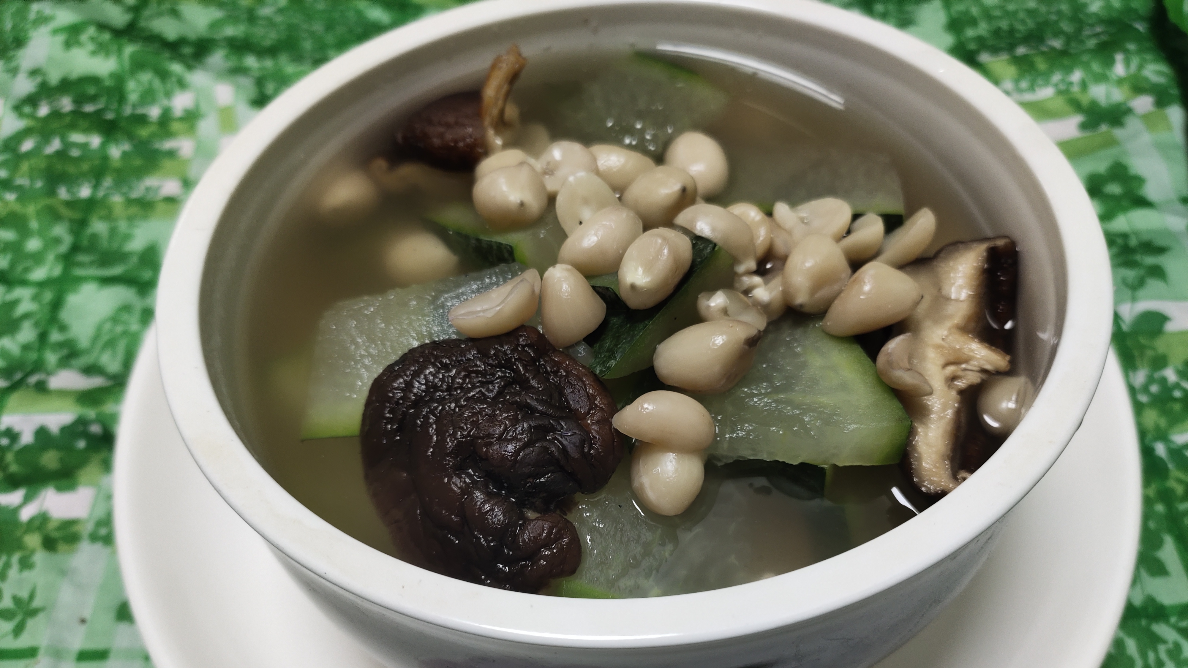 关德财老师教做素菜 冬瓜花生煲