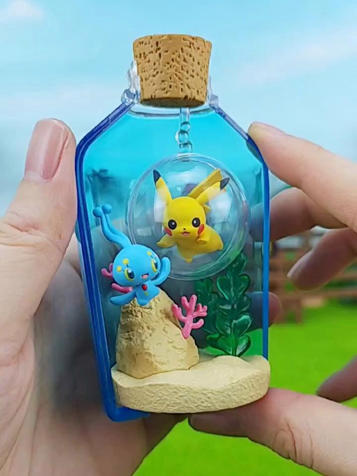 re-ment宝可梦的漂流瓶水系宝可梦×水中场景的组合