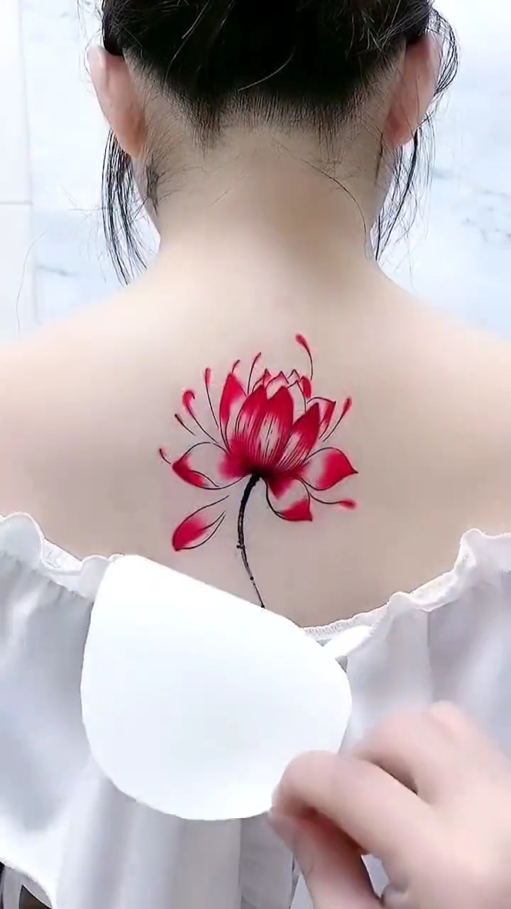 3d蝴蝶防水耐磨纹身贴蝴蝶彼岸花女人爱美不分年龄