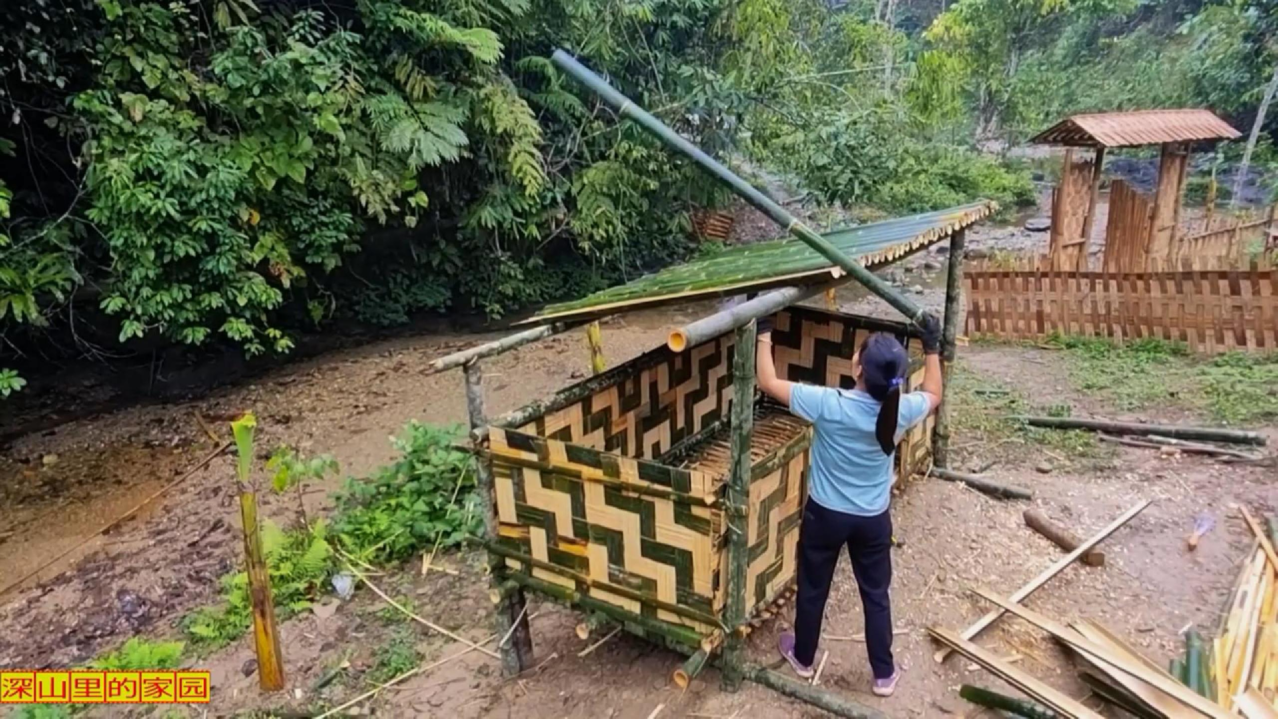 继续鹅棚的建造!学会了这些操作,搭建个棚屋根本算不得难事!