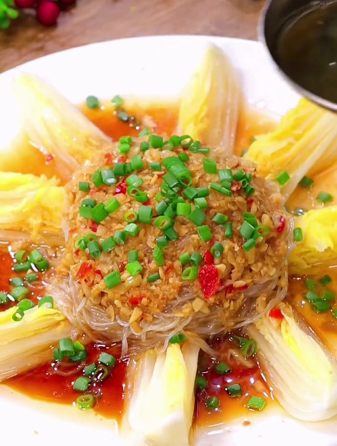 蒜蓉粉丝娃娃菜 口味鲜美,超好吃