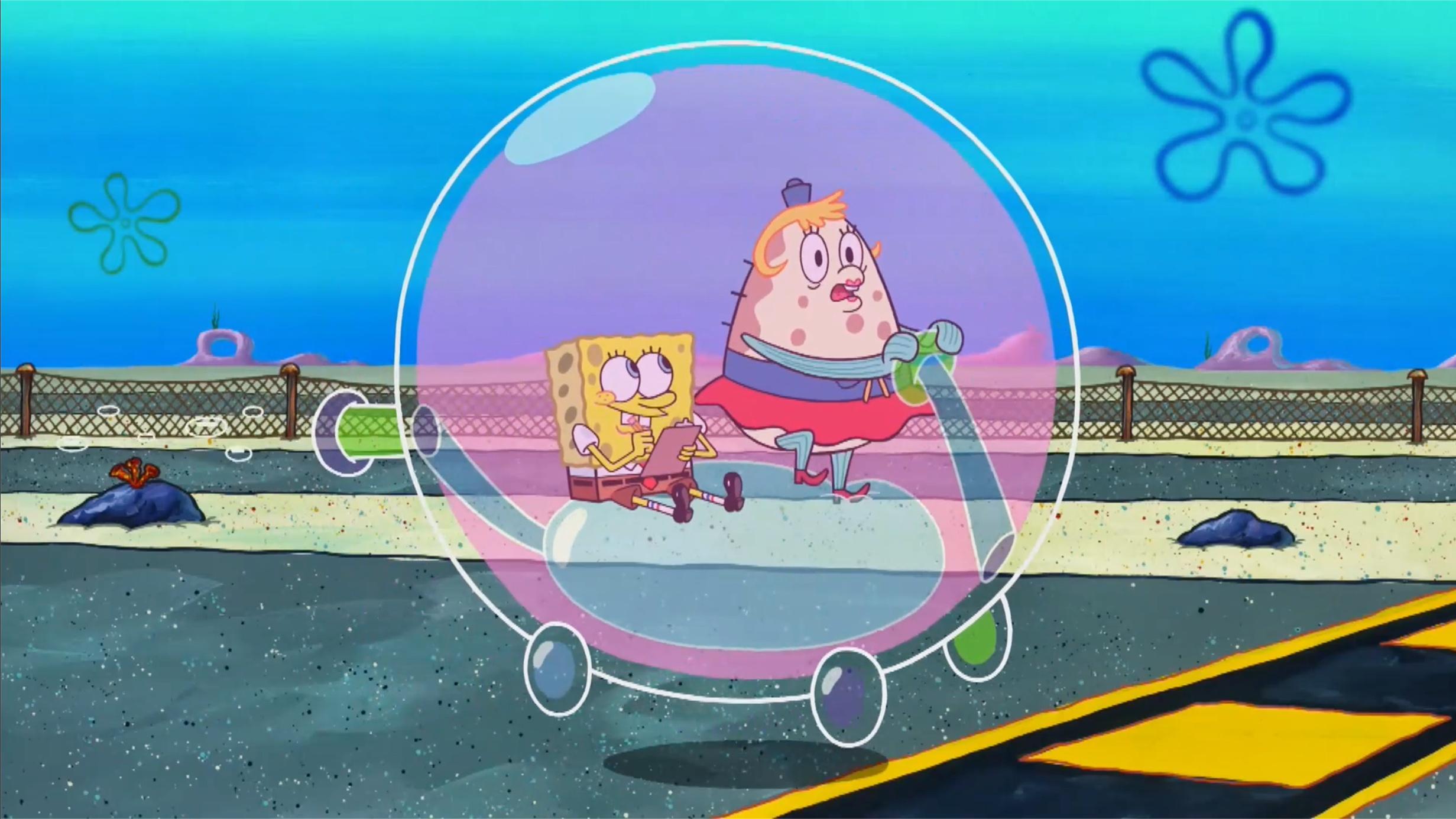 《海绵宝宝》变成泡芙老师的教练,还吹出泡泡船风靡整个比奇堡!