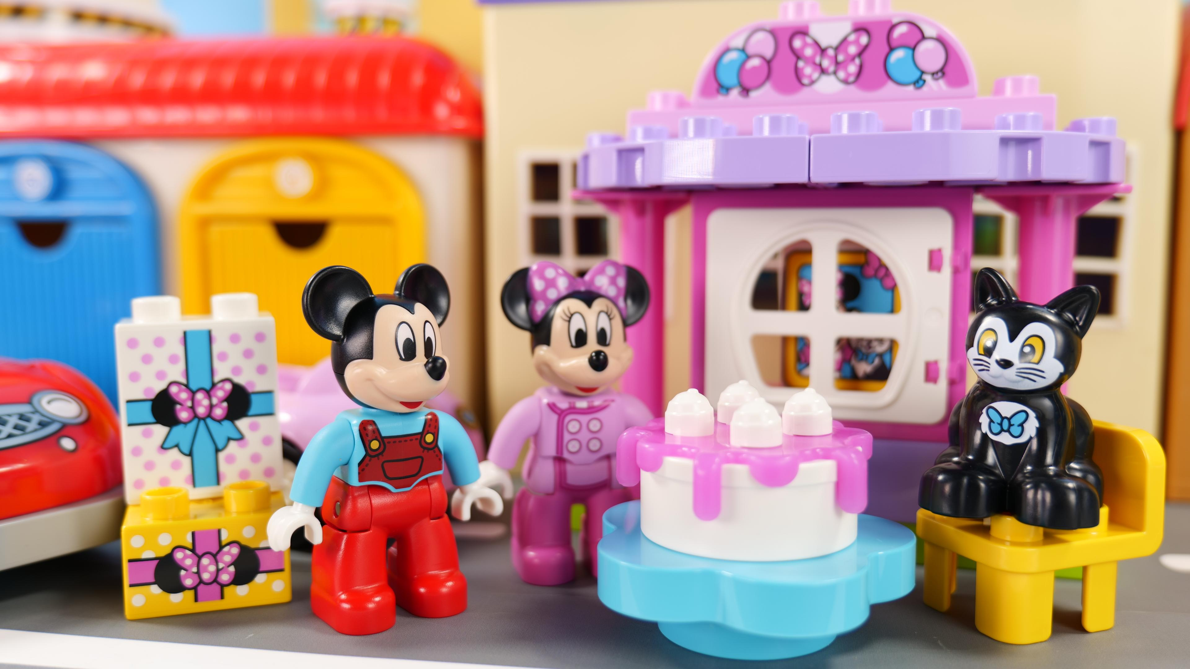 乐高LEGO得宝米妮的生日派对积木玩具