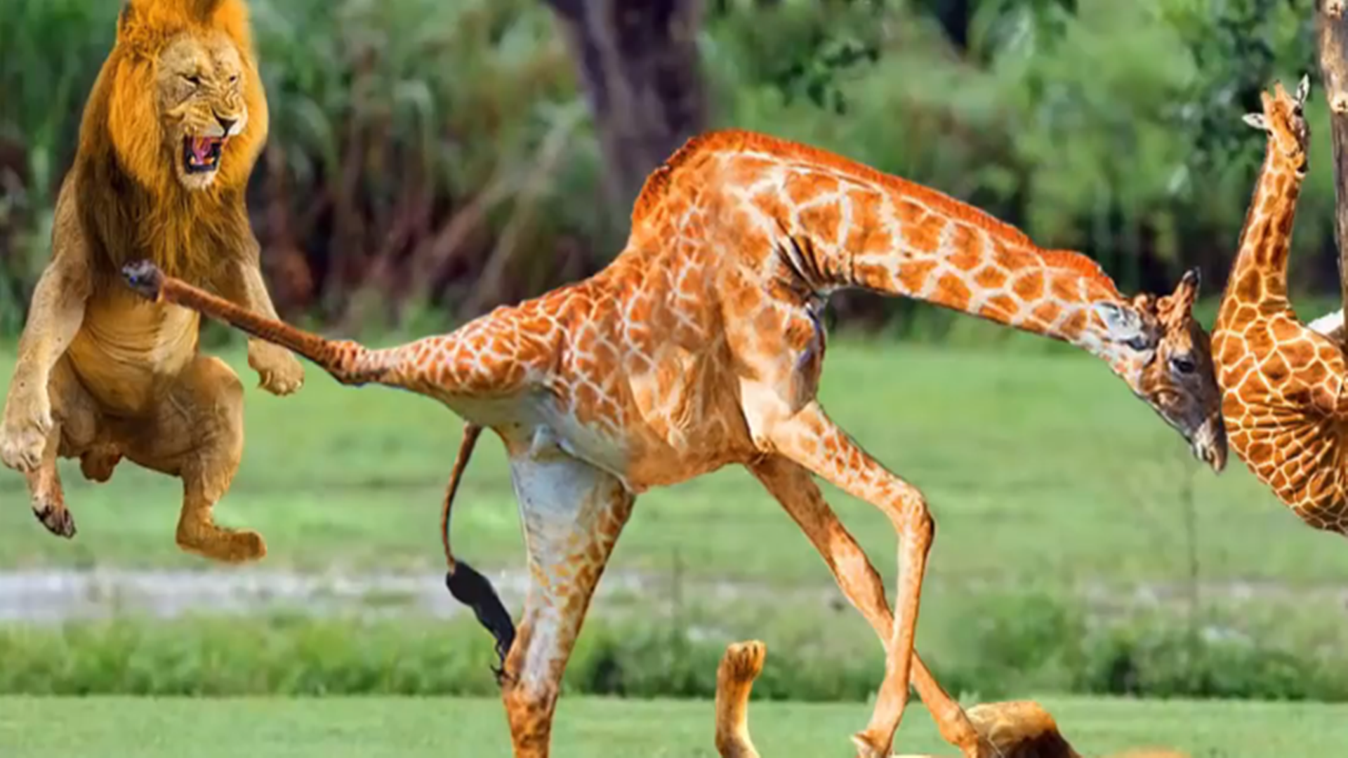 长颈鹿的天敌是狮子?