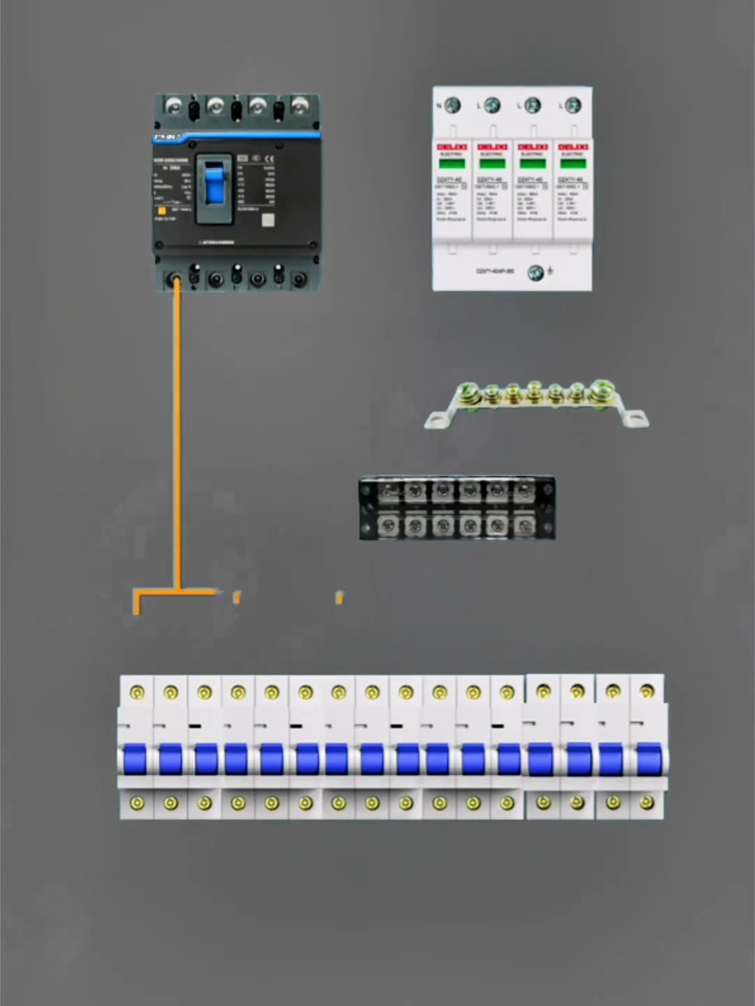 浪涌保护器接线,零基础学电工
