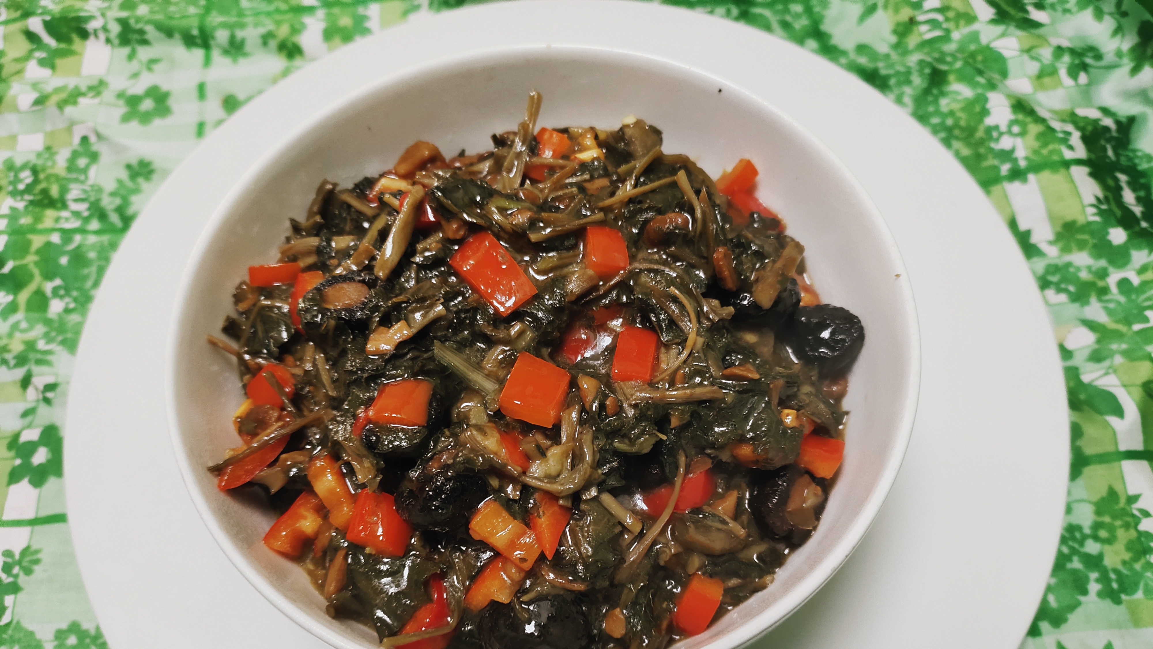 关德财老师教做素菜 大耳毛香菇酱