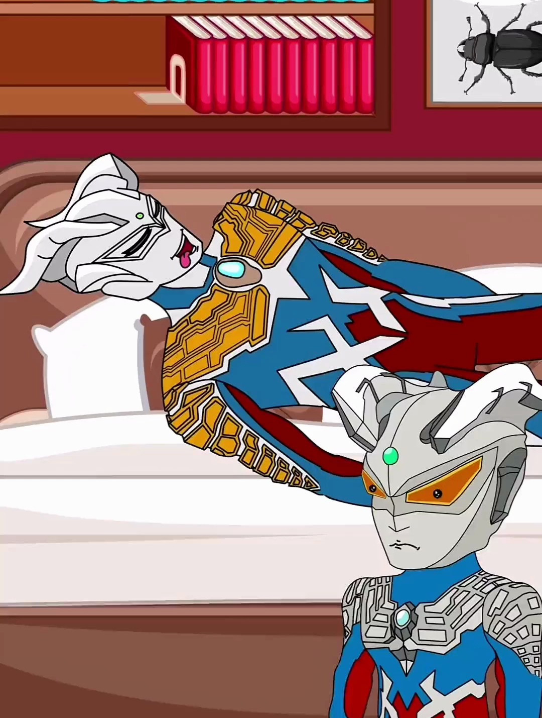 赛罗儿子真懂事 轻漫计划 赛罗奥特曼 格丽乔奥特曼 贝利亚奥特曼