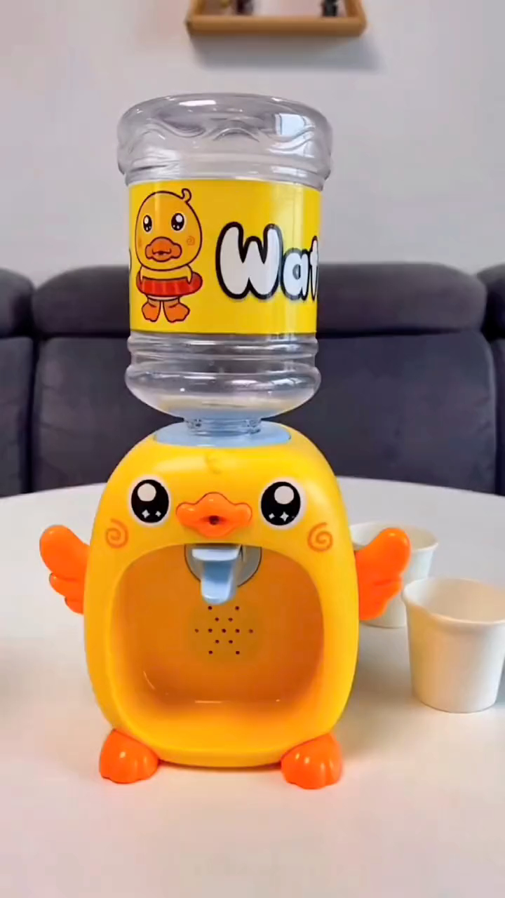 迷你饮水机超q萌的小黄鸭饮水机来啦,再也不用追着跑