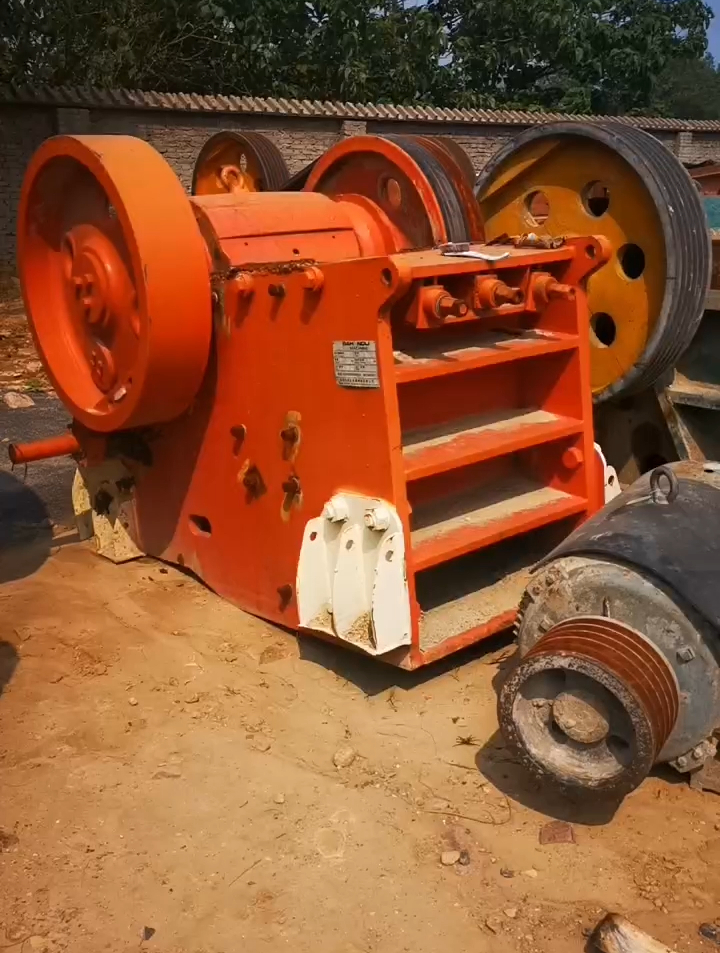 二手大宏立500x750颚式破碎机-度小视