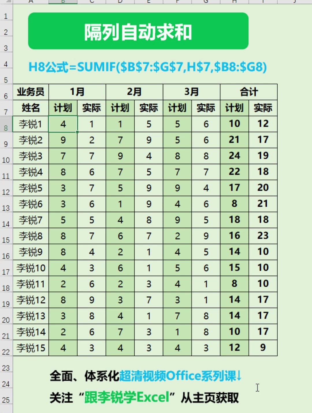 好看的excel表格图片