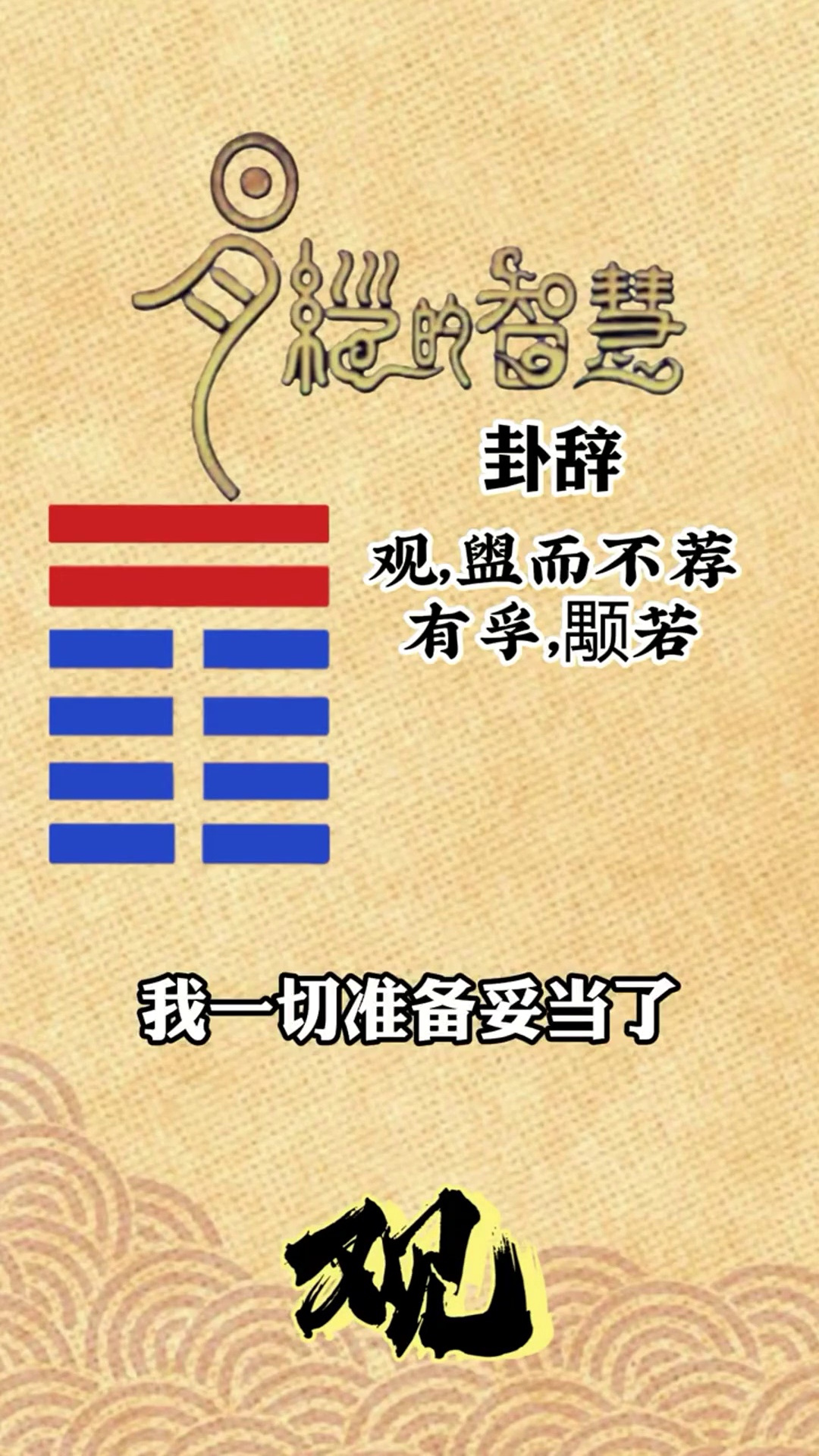 第二十卦观卦国学智慧传统文化认知涨知识