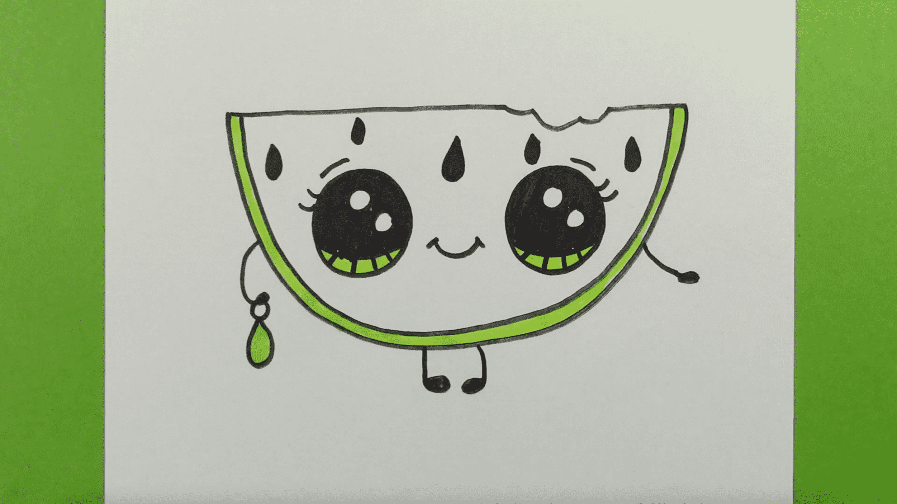 看漫画|学画可爱的西瓜