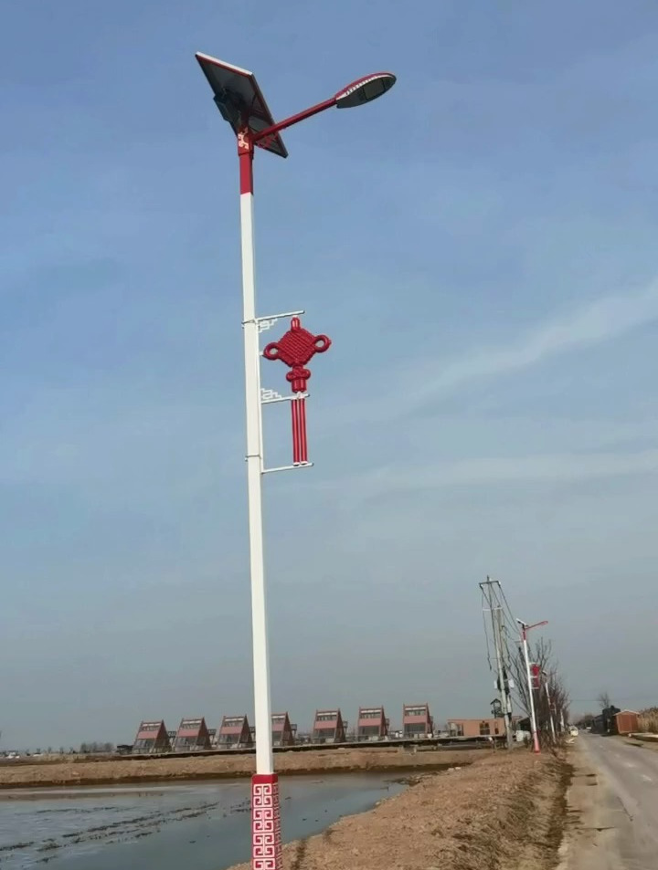 太阳能路灯 中国结路灯 伍玖照明-度小视