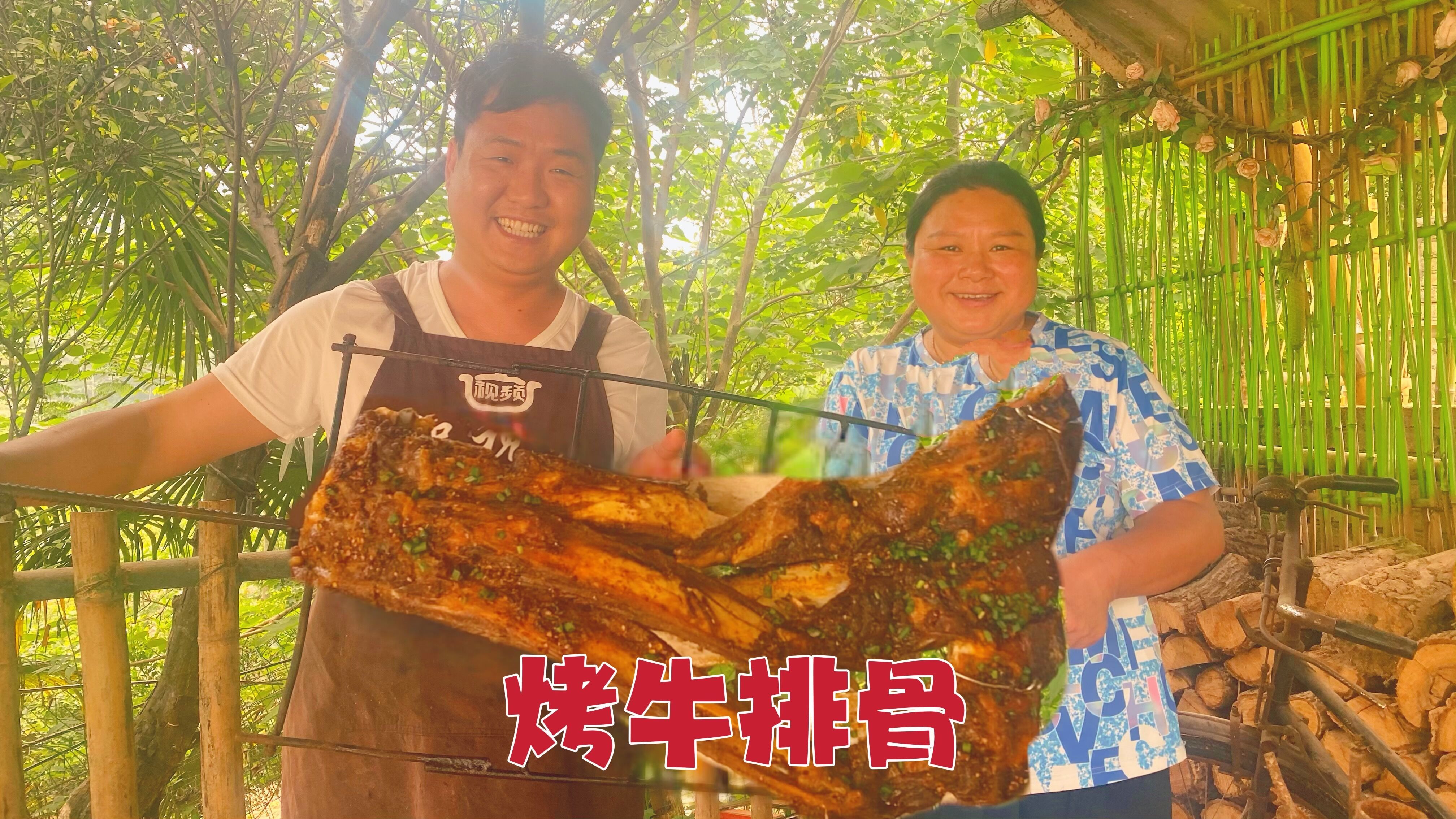 牛排骨还能这样吃,卤进味再烤两小时,外酥里嫩吃过瘾