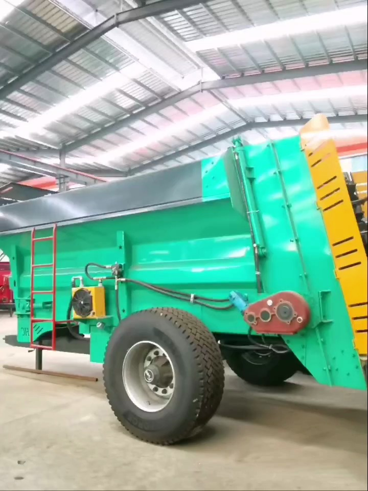 牵引式大型撒粪车 牛羊粪便抛粪机