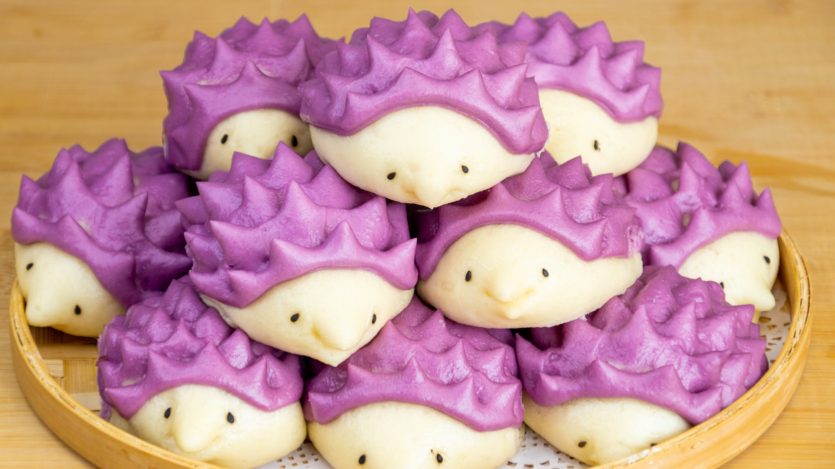 小刺猬馒头简单做法,配方比例详细,胖胖的真可爱,宝宝喜欢吃