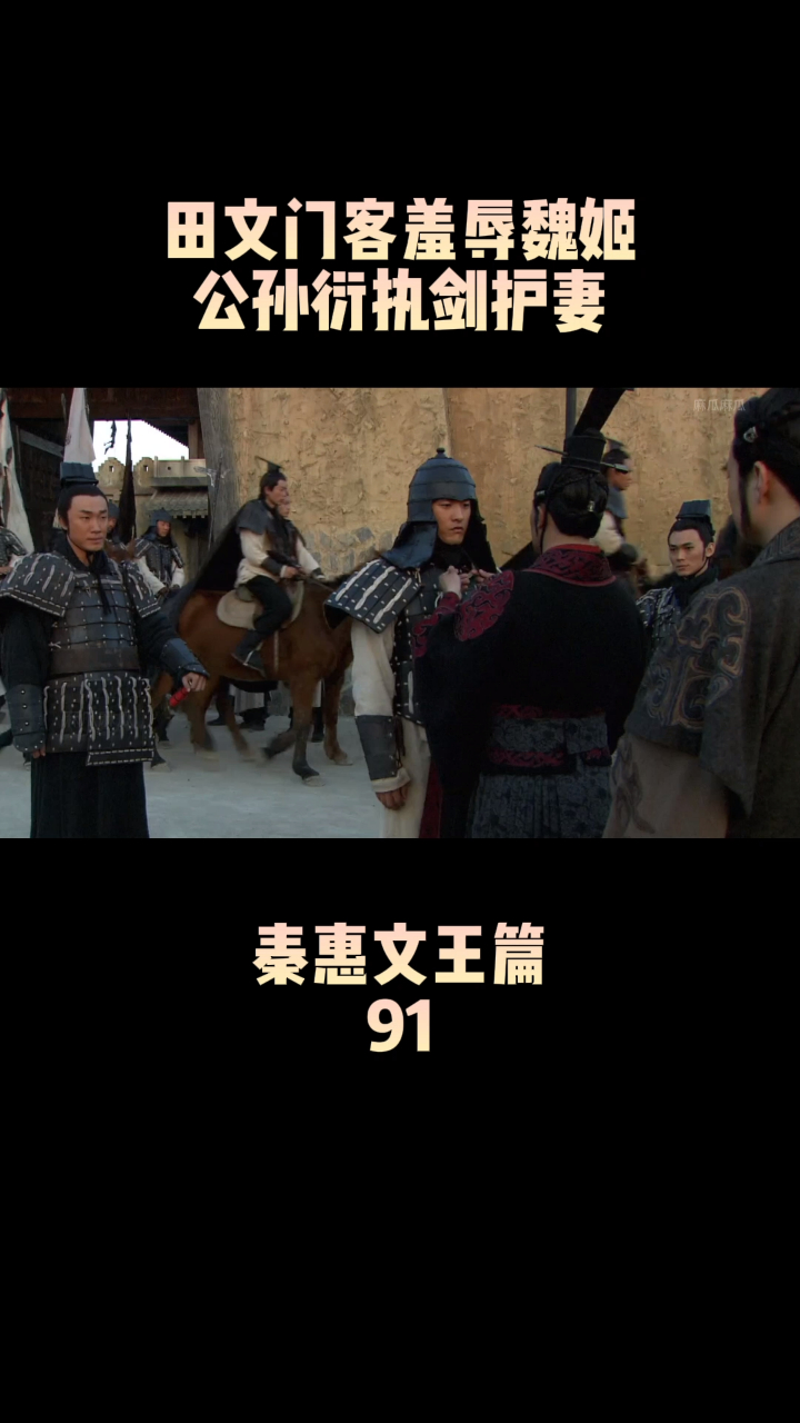 田文门客羞辱魏姬,公孙衍执剑护妻