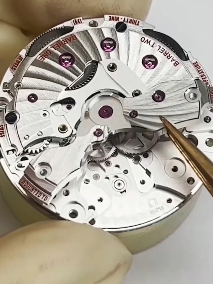 沉浸式保养一块欧米茄手表这操作怎么也得给个10分吧