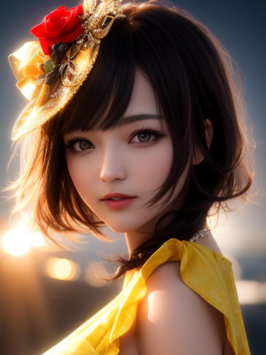 精选ai美女图片分享243302