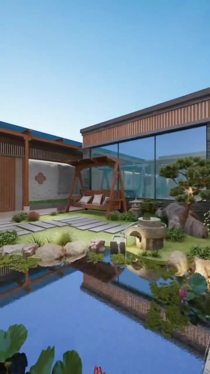 展示别墅户外茶室的正确做法-度小视