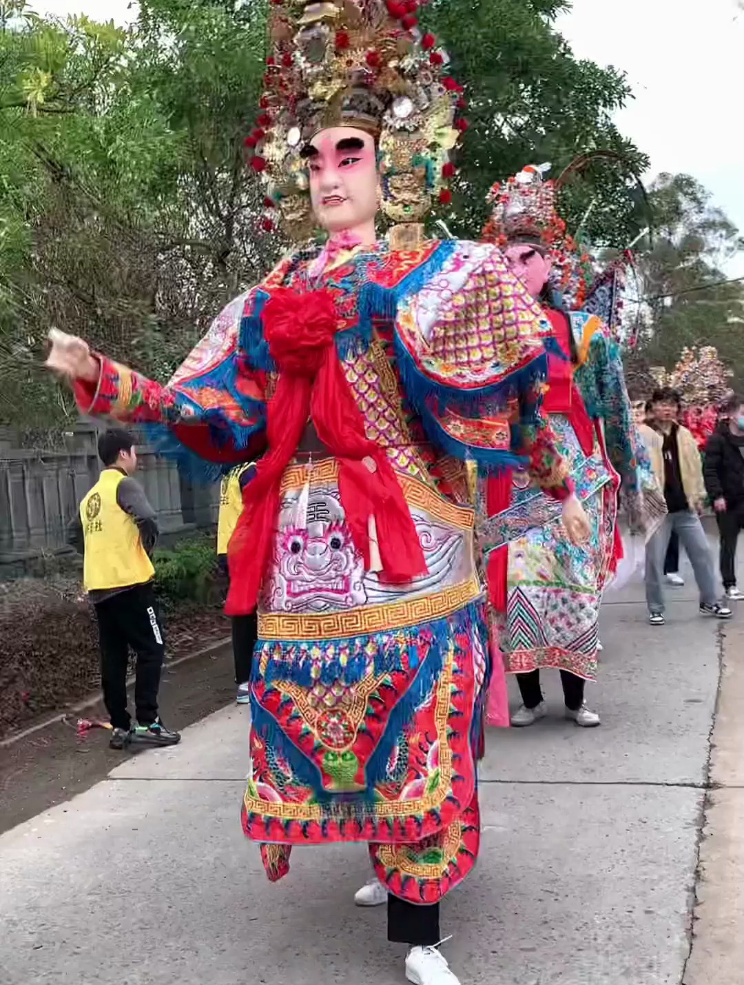 潘元帅游宫太子邓元乐,福建福州长乐游神-度小视