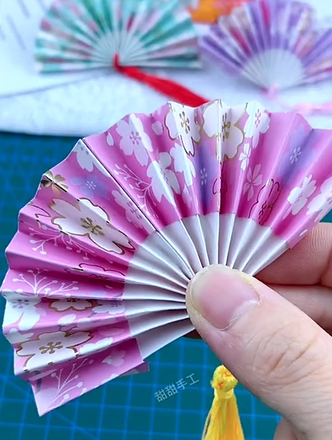 折纸教程 手残党都会的迷你小扇子-度小视