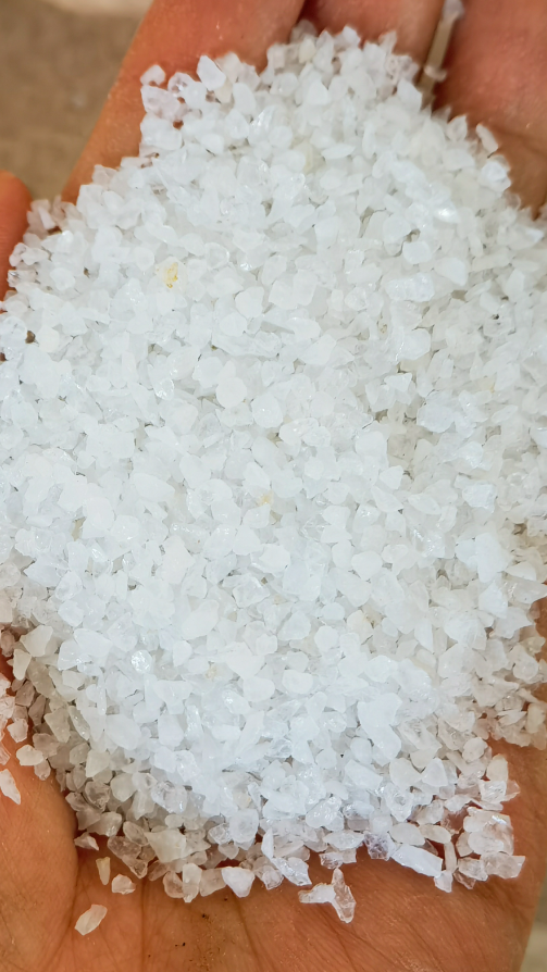 天然石英砂滤料硅沙陶瓷沙造景装饰沙-度小视