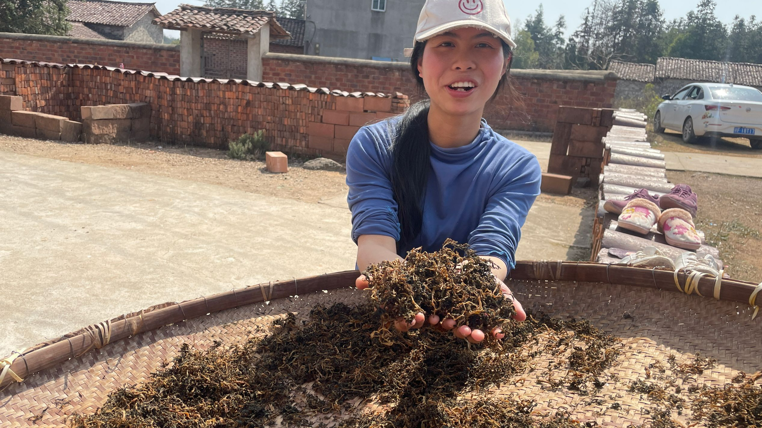 江西农村秘制梅干菜，传统的雪里蕻焖晒做法，别提有多香了