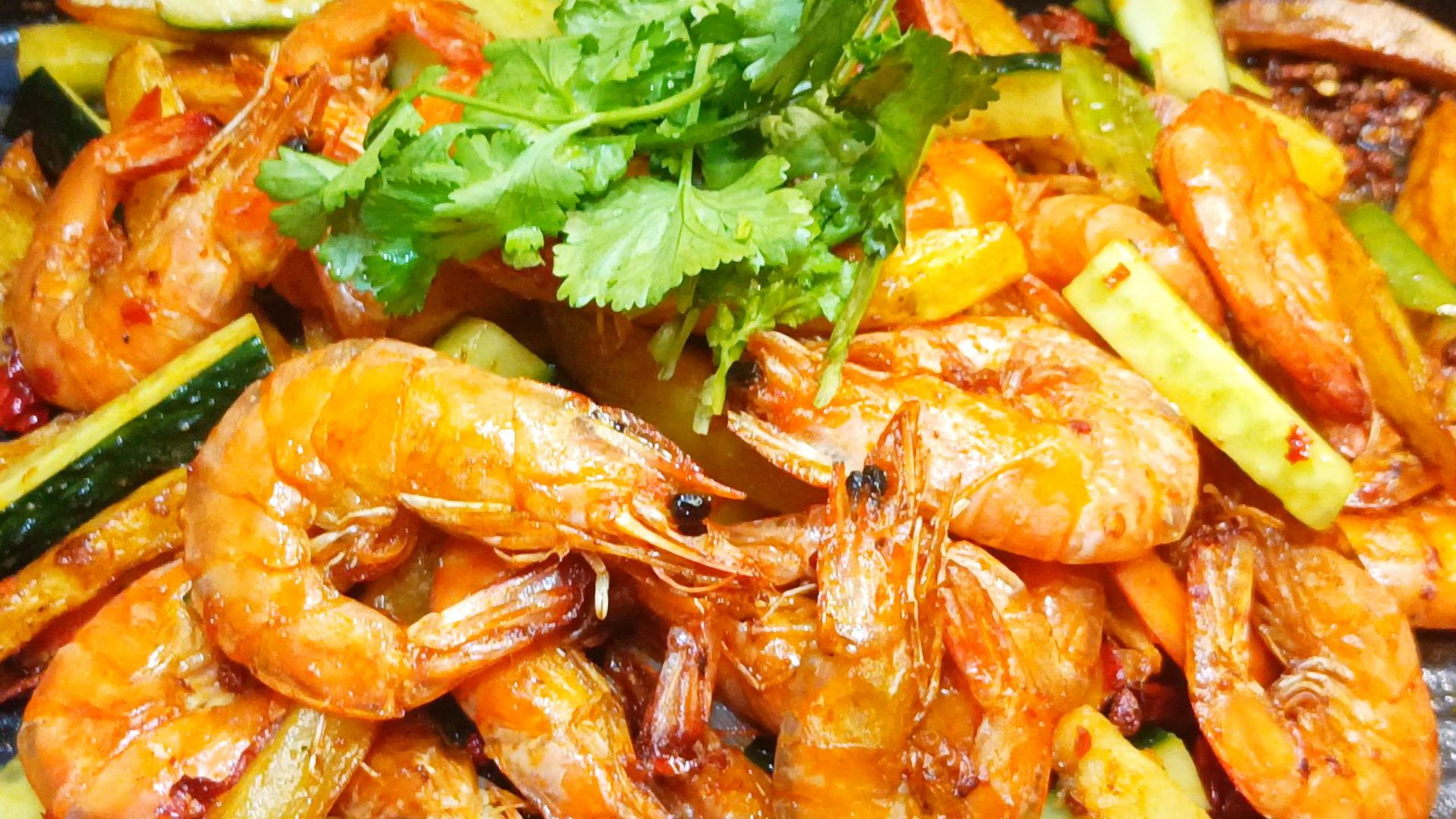 家庭版干锅香辣虾,香辣过瘾!