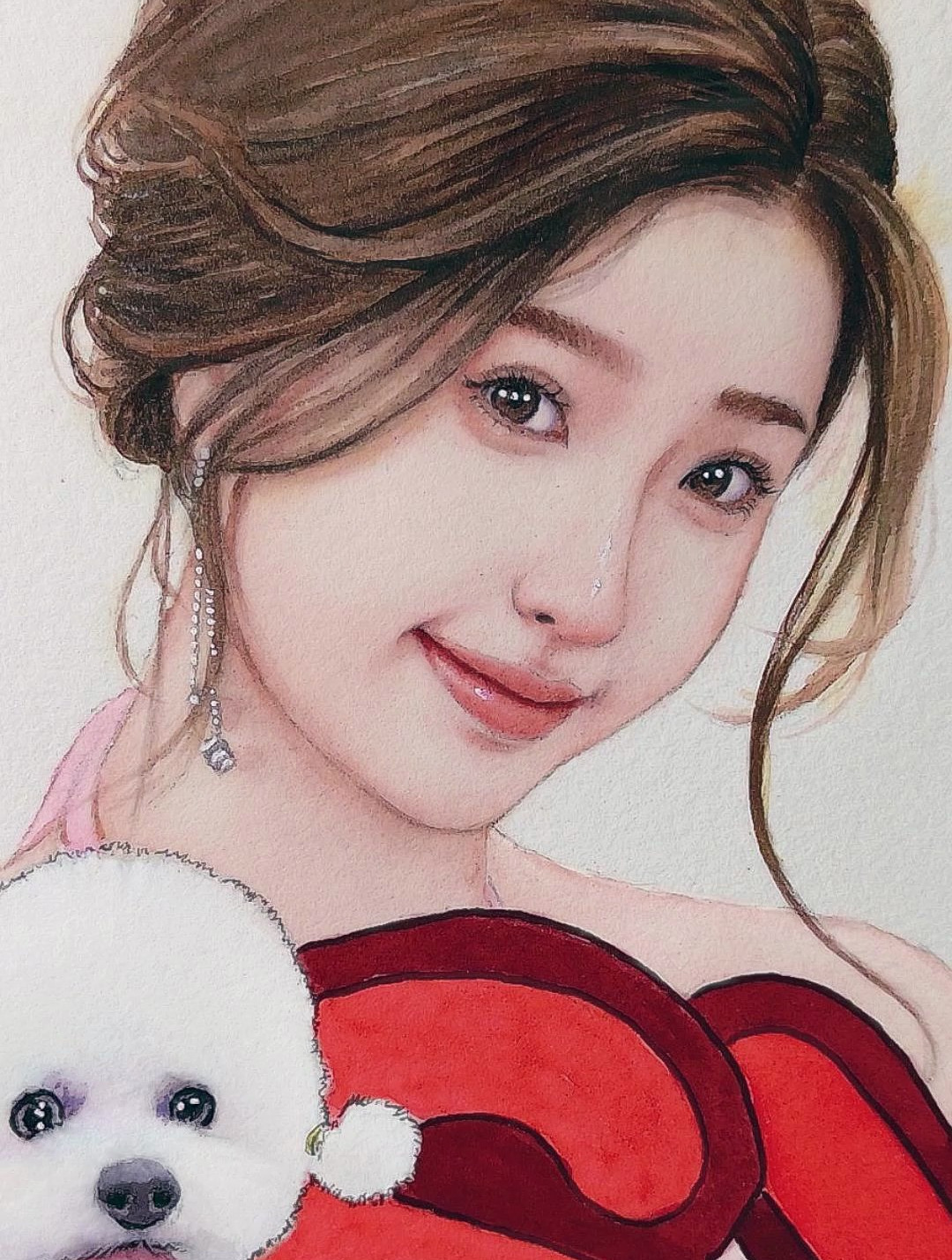 上次画的棣棣这次就画虞书欣吧