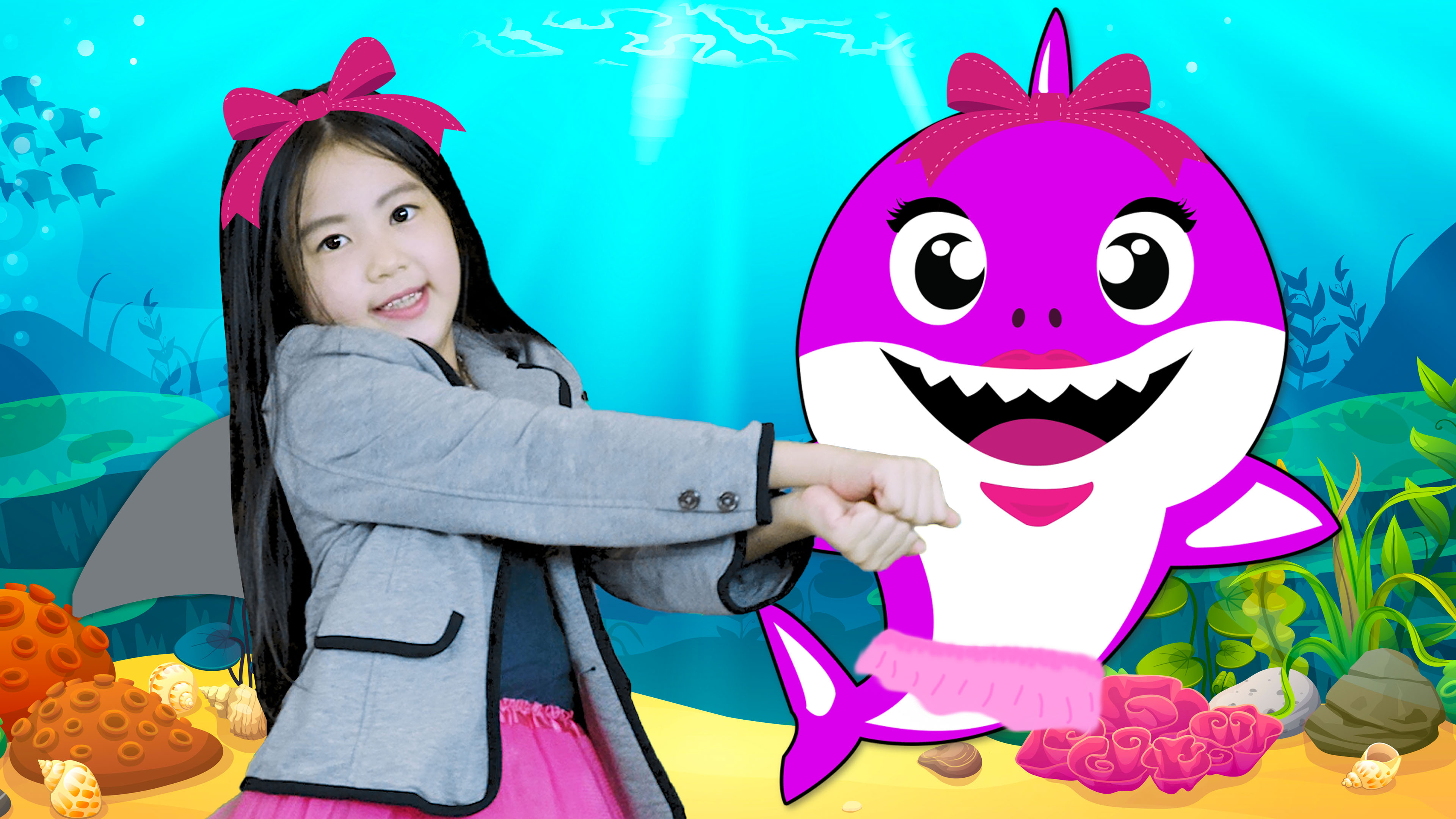 [图]少儿启蒙!超高人气鲨鱼宝宝英文儿歌《Baby Shark》益智儿童早教