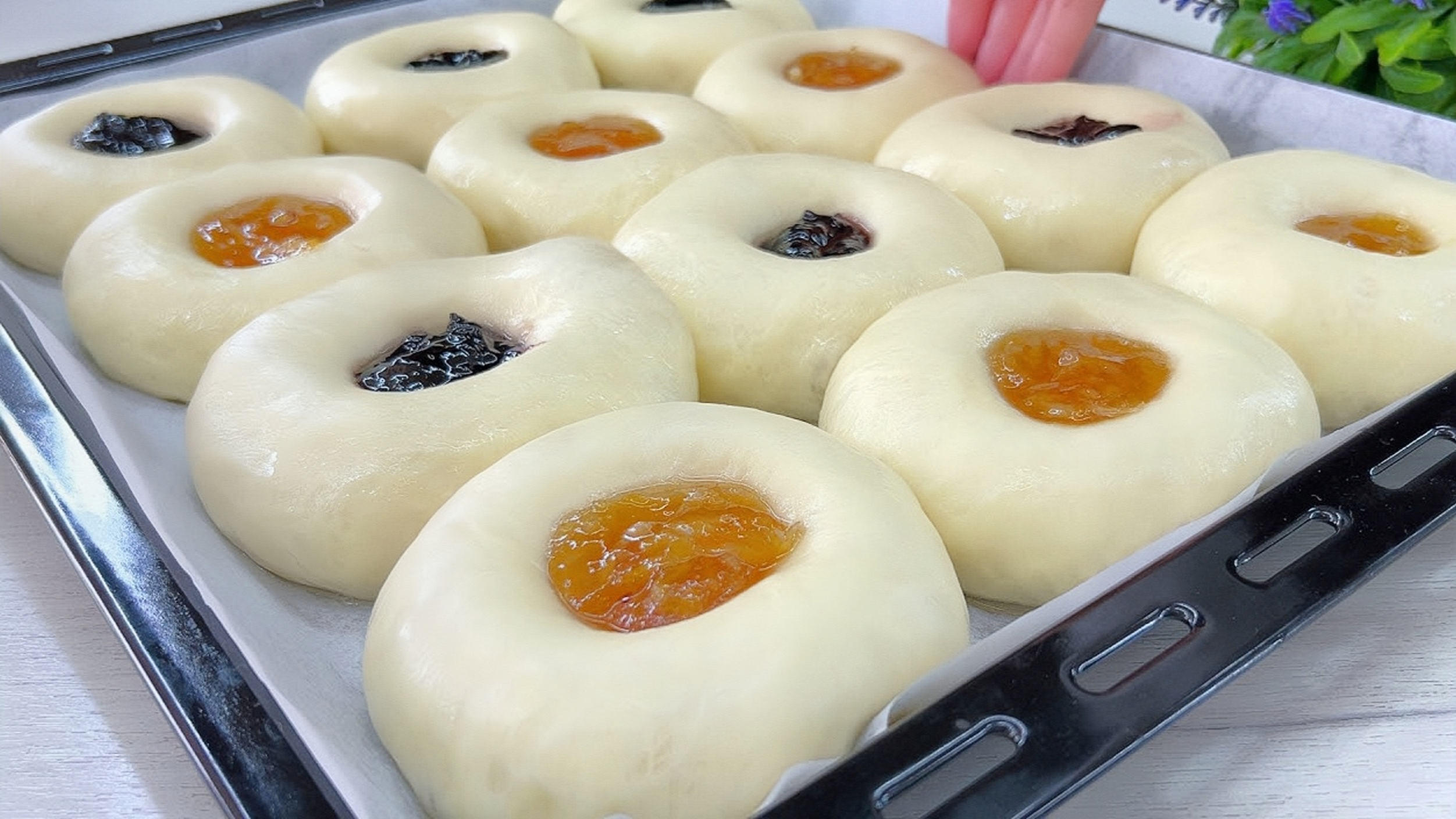 我从来没有这样的美味面包食谱!简单快速的果酱面包