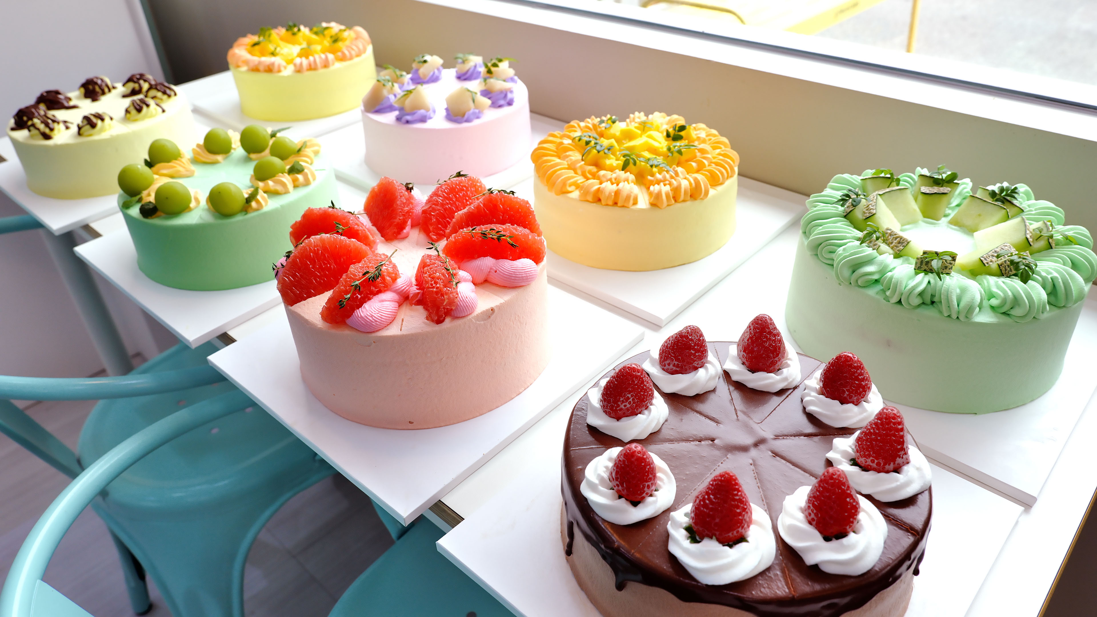 清爽系列的水果蛋糕,看起来不是一般的好吃!