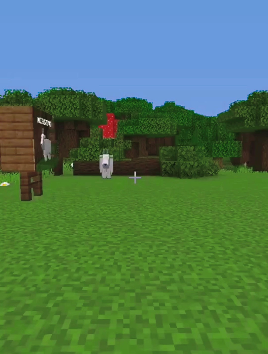 当在我的世界里你跟着羊妈妈解救小羊时!