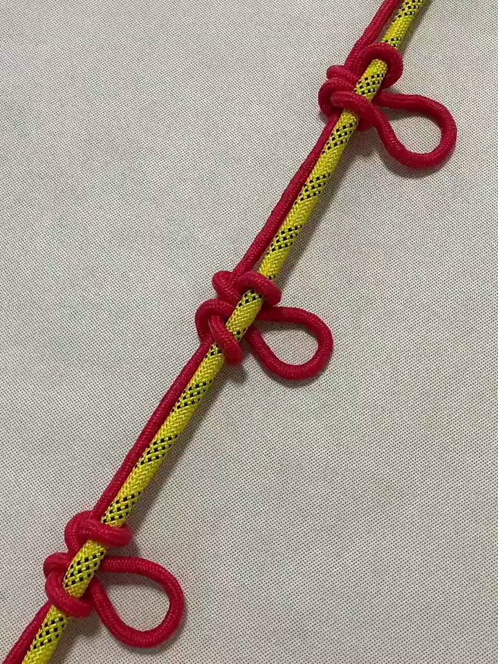 晾衣服绳结小妙招