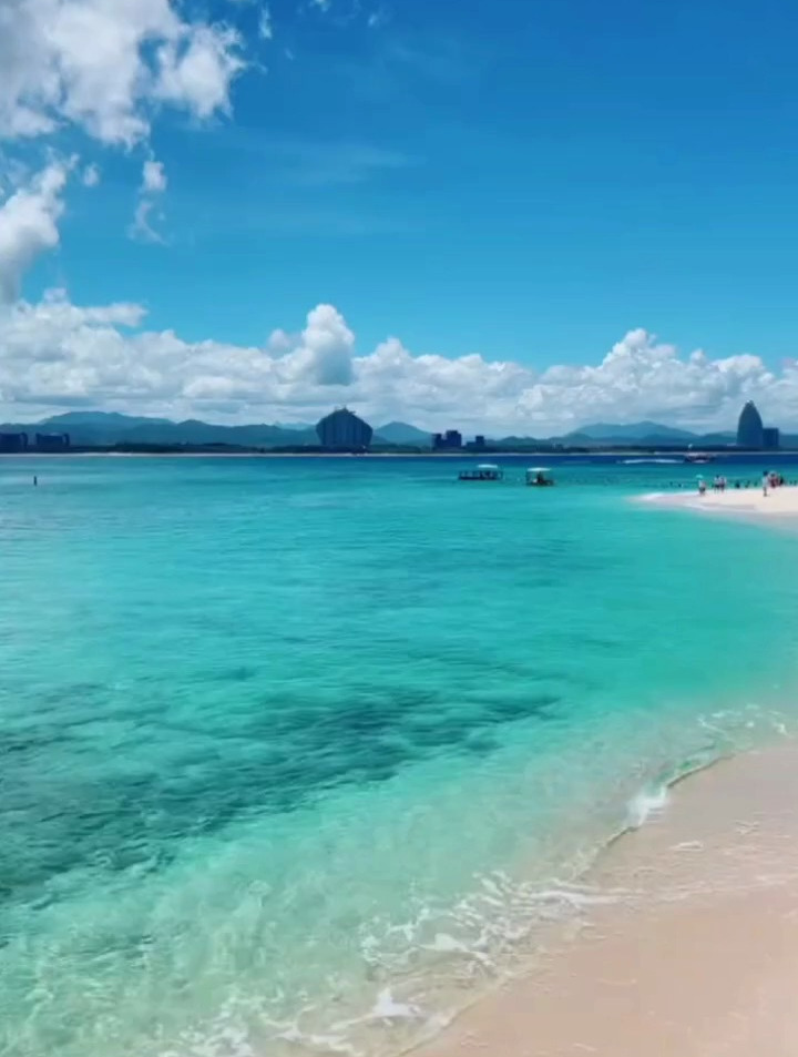 美丽的海南,三亚的碧海蓝天真的超美