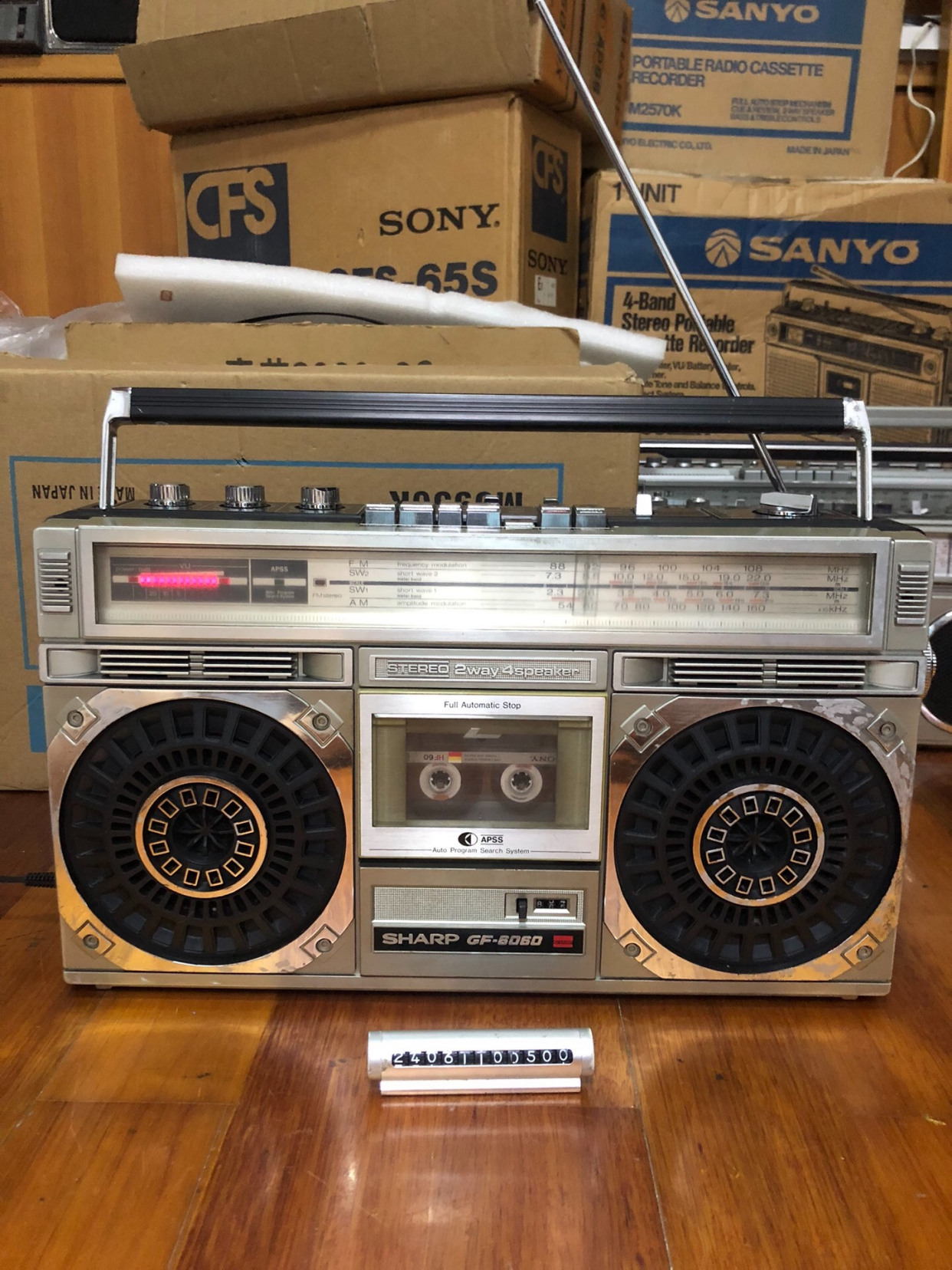 日本纯进口sharp夏普6060收录机